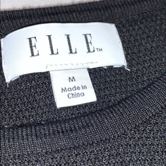 Elle black sweater flare sleeves medium - Picture 4 of 6